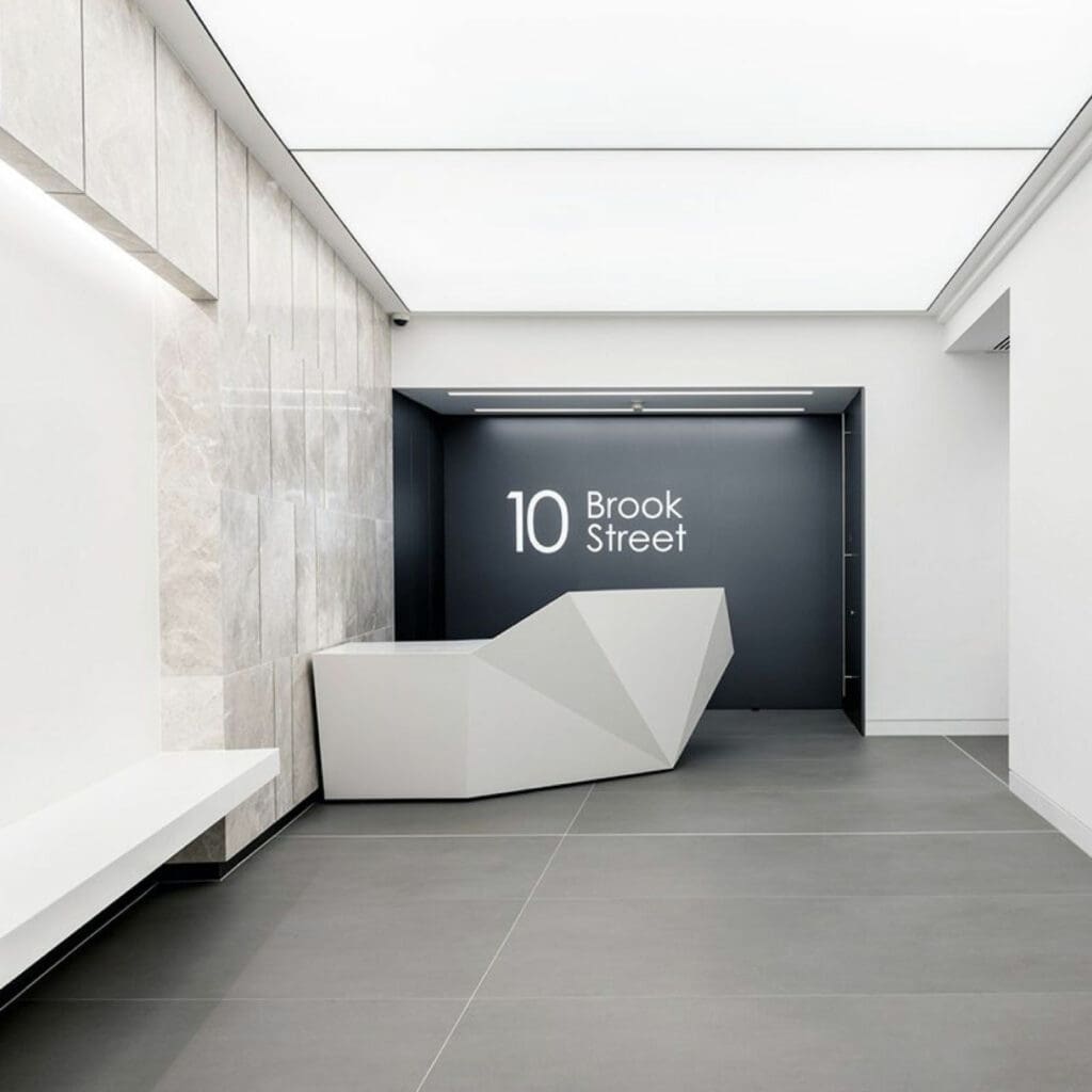 GD Stone case study photography at 10 Brook Street London