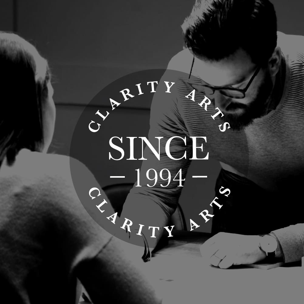 Clarity Arts roundel graphic