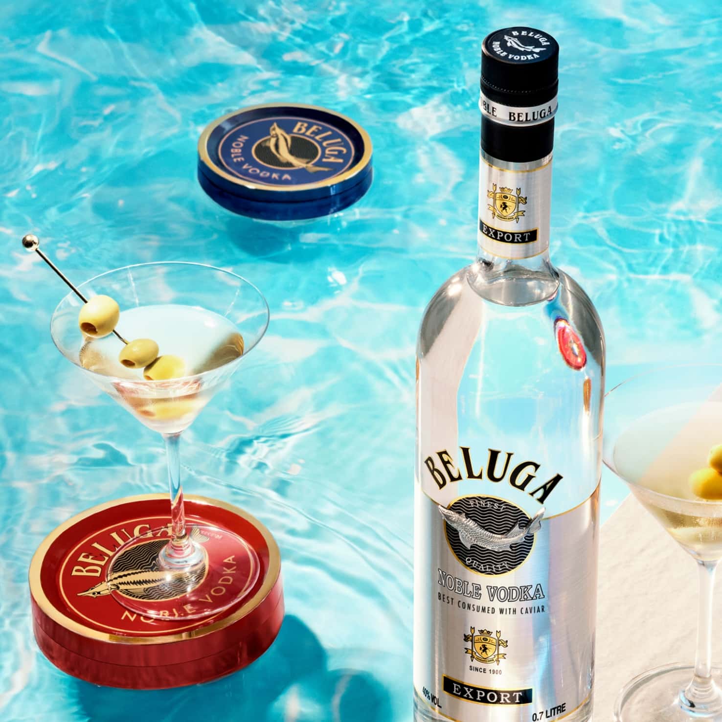 The Beluga Noble Vodka photography