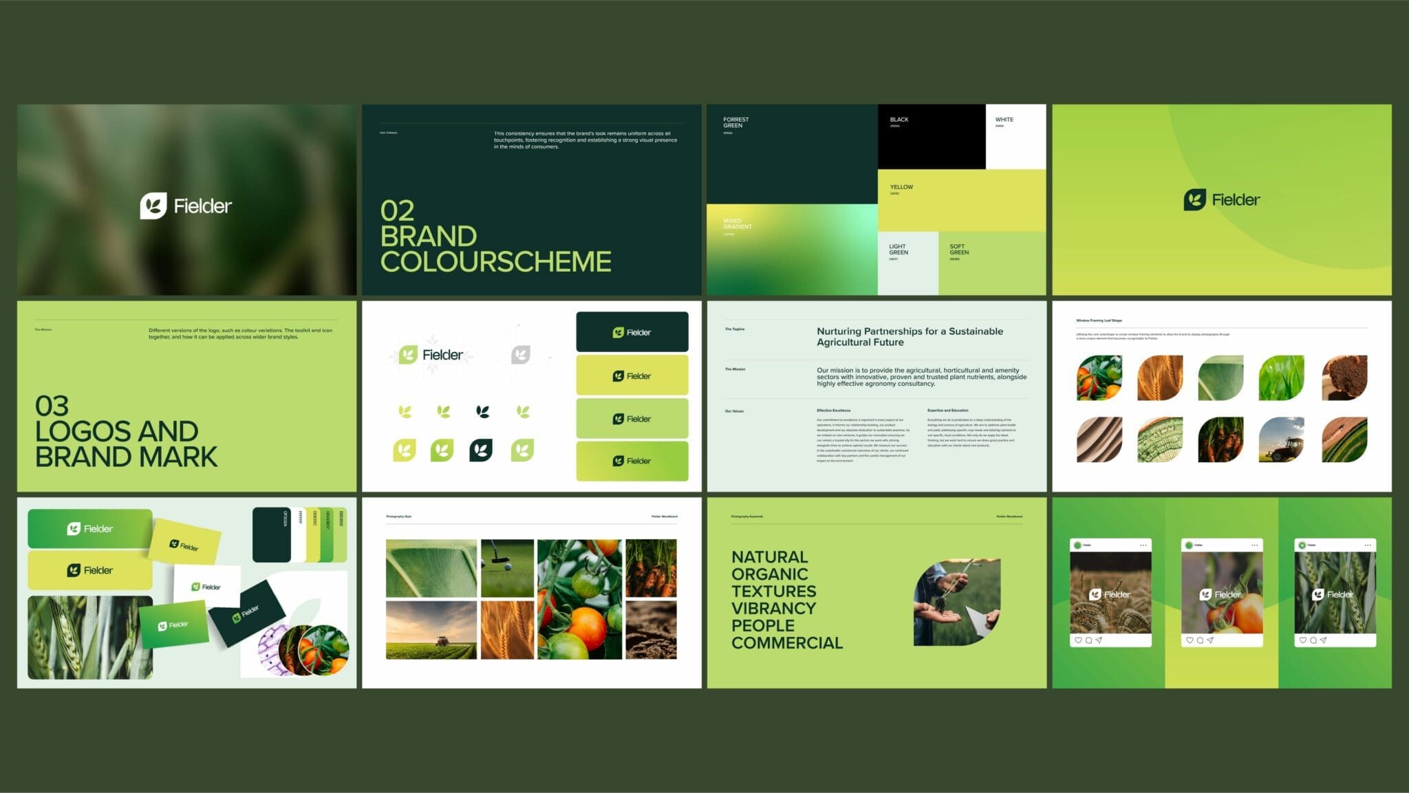 Fielder Nutrition branding and web design agency by Bluestone98