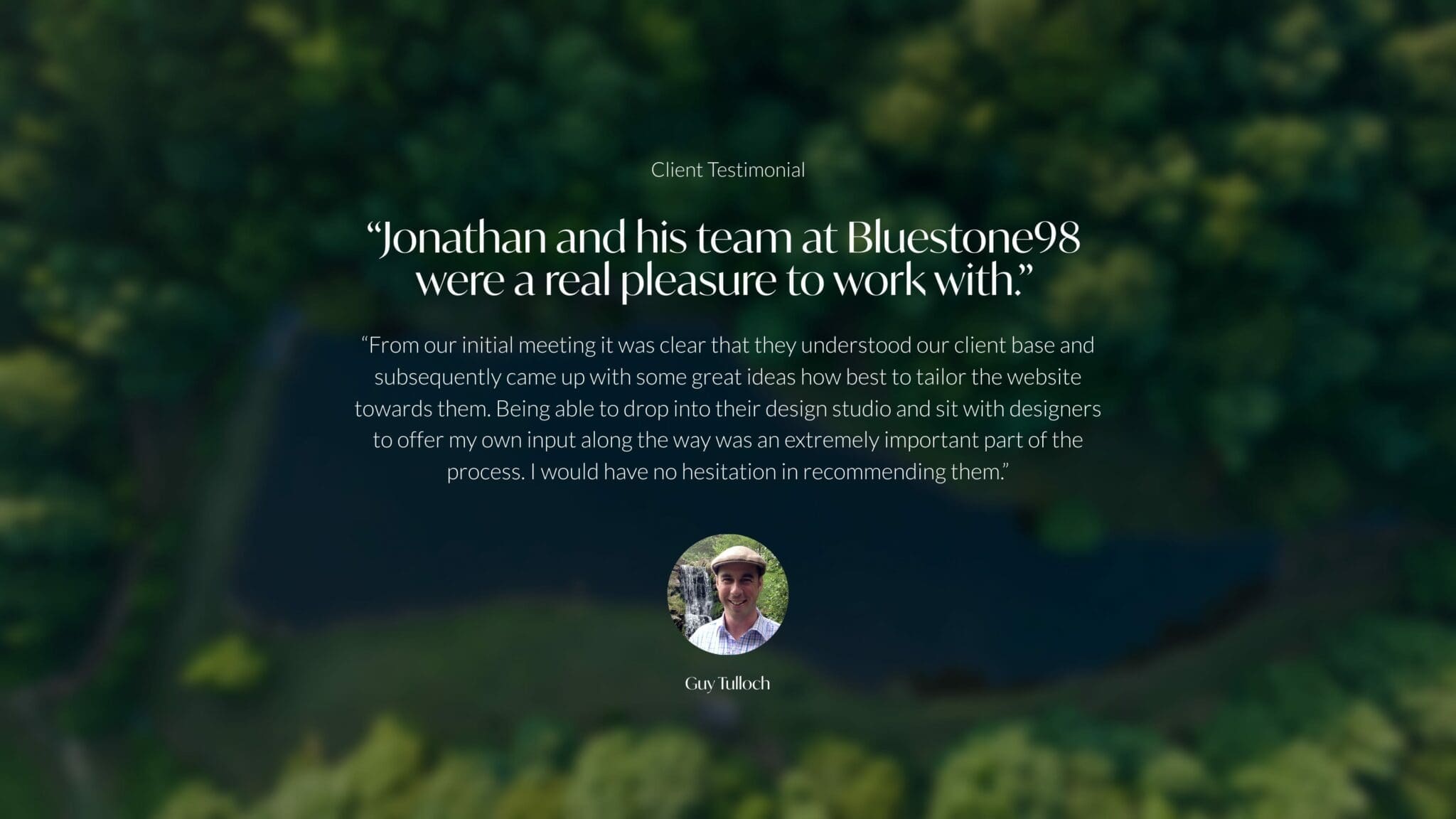 Testimonial from Guy