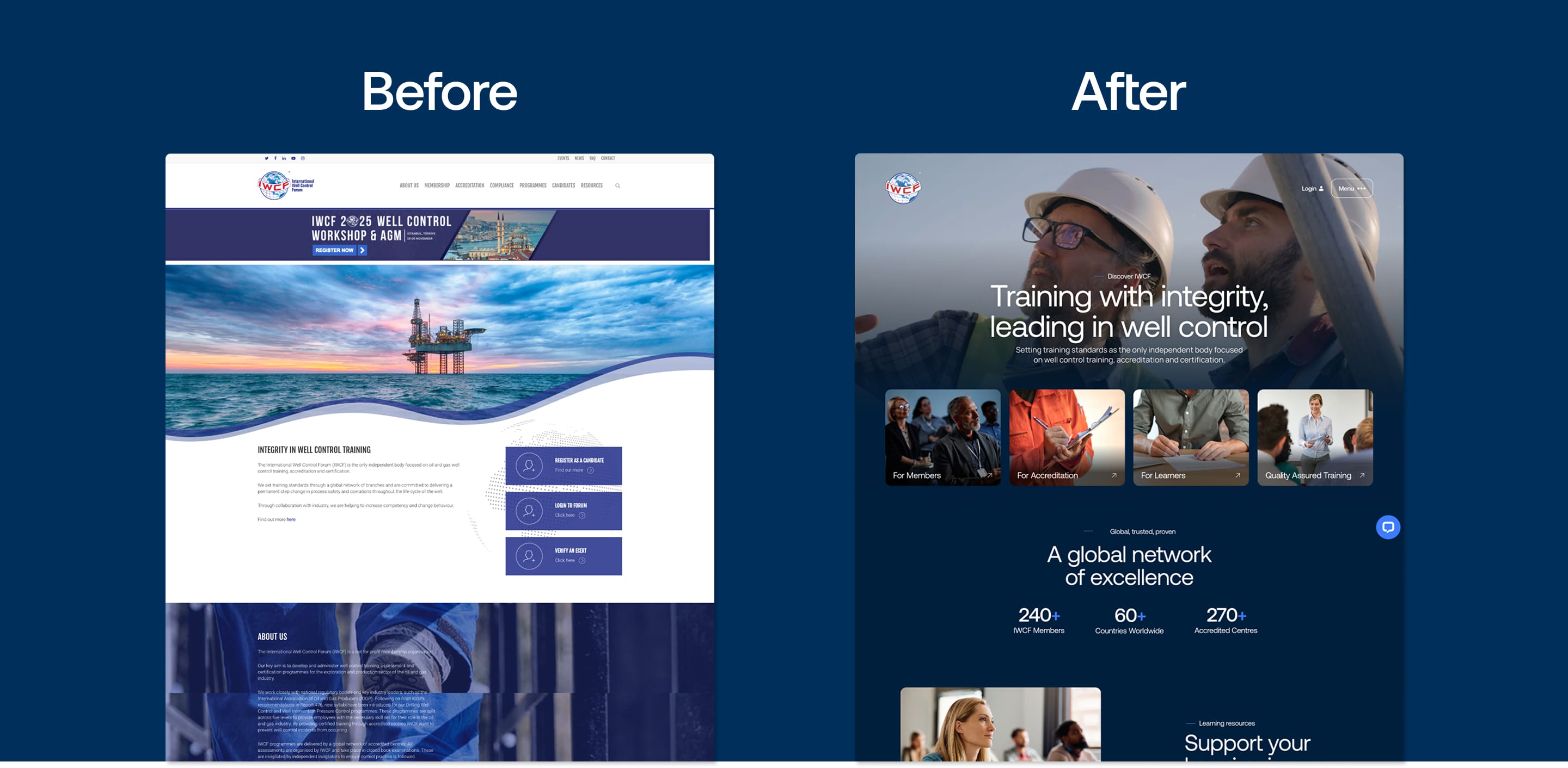 IWCF WordPress Website launch blog